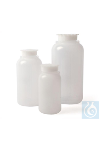 6Articoli simili a: Wide mouth bottle LDPE 50 ml Ø 39 x H 78, mouth 24 mm, eyelets, graduated...